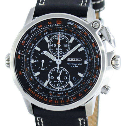 Seiko Pilot Chronograph Quartz Alarm SNAB73 SNAB73P1 SNAB73P Men's Watch