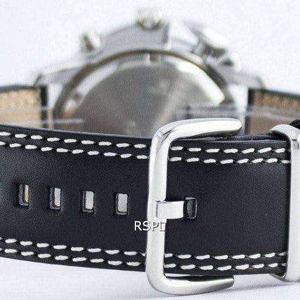 Seiko Pilot Chronograph Quartz Alarm SNAB73 SNAB73P1 SNAB73P Men's Watch