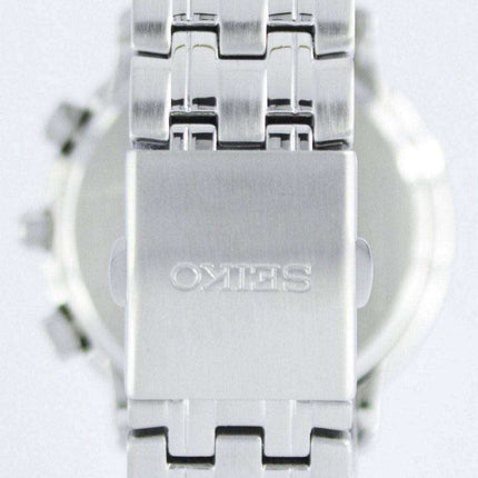 Seiko Chronograph Quartz Alarm SNAB75 SNAB75P1 SNAB75P Men's Watch