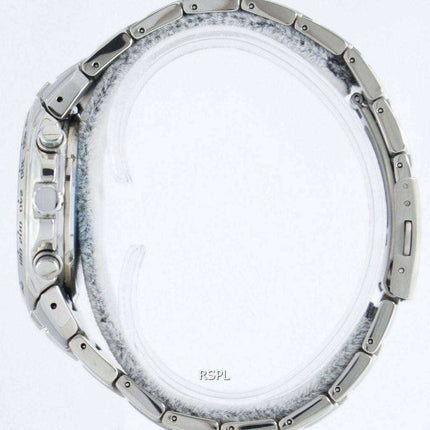 Seiko Titanium Chronograph Quartz Alarm Tachymeter SNAB87 SNAB87P1 SNAB87P Men's Watch
