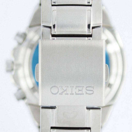 Seiko Titanium Chronograph Quartz Alarm Tachymeter SNAB87 SNAB87P1 SNAB87P Men's Watch