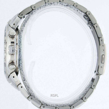 Seiko Titanium Chronograph Quartz Alarm Tachymeter SNAB89 SNAB89P1 SNAB89P Men's Watch