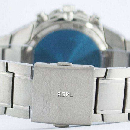 Seiko Titanium Chronograph Quartz Alarm Tachymeter SNAB89 SNAB89P1 SNAB89P Men's Watch