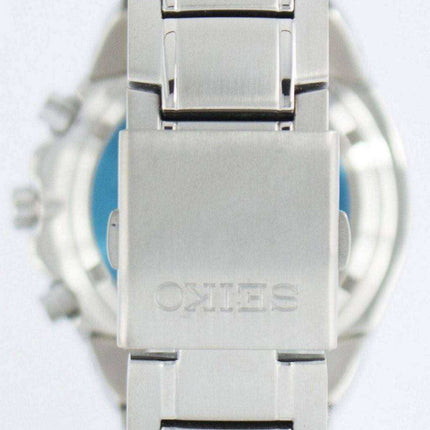 Seiko Titanium Chronograph Quartz Alarm Tachymeter SNAB91 SNAB91P1 SNAB91P Men's Watch