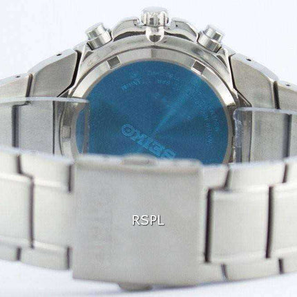 Seiko Titanium Chronograph Quartz Alarm Tachymeter SNAB91 SNAB91P1 SNAB91P Men's Watch
