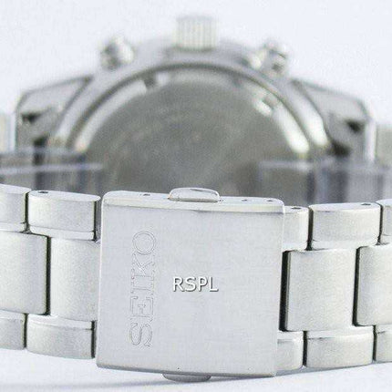Seiko Quartz Alarm Chronograph Tachymeter SNAC05 SNAC05P1 SNAC05P Men's Watch