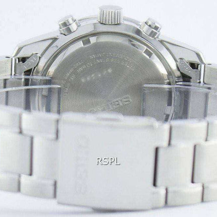 Seiko Quartz Alarm Chronograph Tachymeter SNAC05 SNAC05P1 SNAC05P Men's Watch