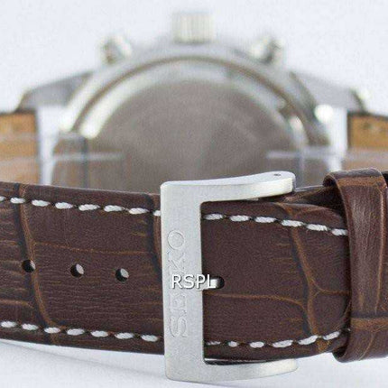 Seiko Quartz Alarm Chronograph Tachymeter SNAC09 SNAC09P1 SNAC09P Men's Watch