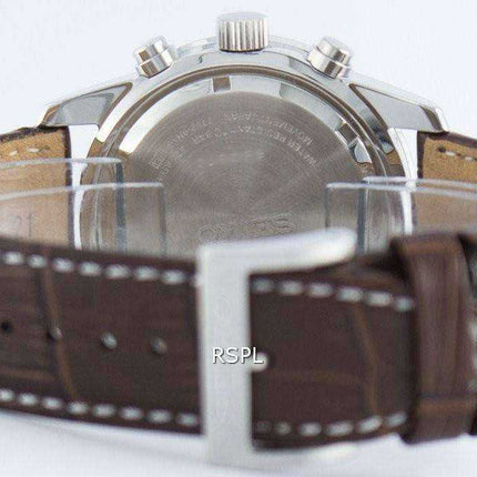 Seiko Quartz Alarm Chronograph Tachymeter SNAC09 SNAC09P1 SNAC09P Men's Watch