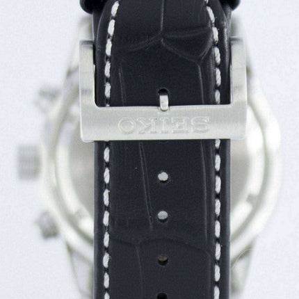 Seiko Quartz Alarm Chronograph Tachymeter SNAC13 SNAC13P1 SNAC13P Men's Watch