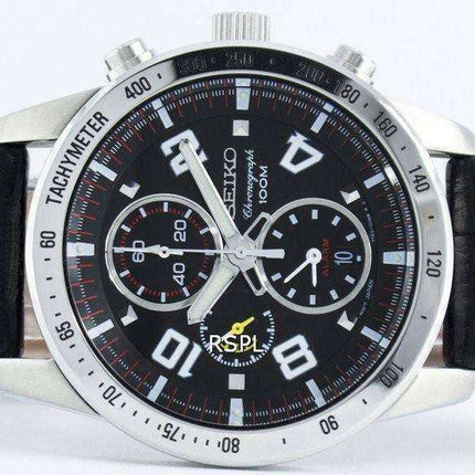 Seiko Quartz Alarm Chronograph Tachymeter SNAC13 SNAC13P1 SNAC13P Men's Watch