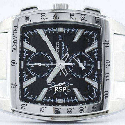 Seiko Quartz Alarm Chronograph Tachymeter SNAC25 SNAC25P1 SNAC25P Men's Watch