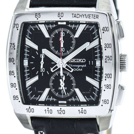 Seiko Quartz Alarm Chronograph Tachymeter SNAC29 SNAC29P1 SNAC29P Men's Watch