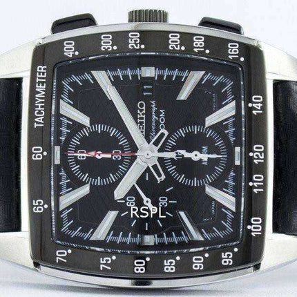 Seiko Quartz Alarm Chronograph Tachymeter SNAC31 SNAC31P1 SNAC31P Men's Watch