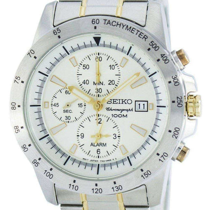 Seiko Quartz Alarm Chronograph Tachymeter SNAC51 SNAC51P1 SNAC51P Men's Watch