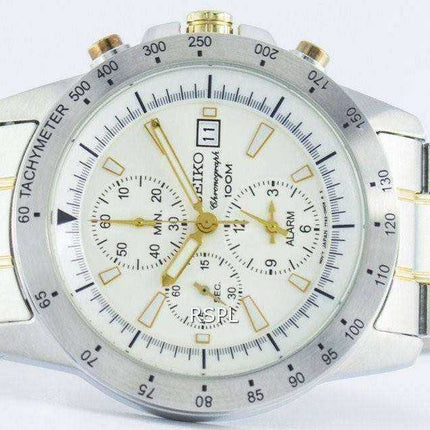 Seiko Quartz Alarm Chronograph Tachymeter SNAC51 SNAC51P1 SNAC51P Men's Watch