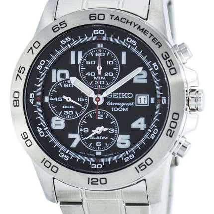 Seiko Quartz Alarm Chronograph Tachymeter SNAC53 SNAC53P1 SNAC53P Men's Watch
