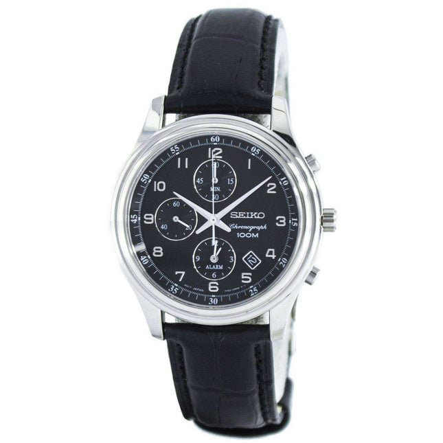 Seiko Quartz Alarm Chronograph SNAC79 SNAC79P1 SNAC79P Men's Watch