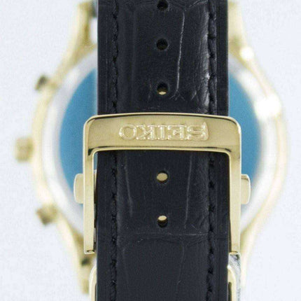 Seiko Quartz Alarm Chronograph SNAC80 SNAC80P1 SNAC80P Men's Watch
