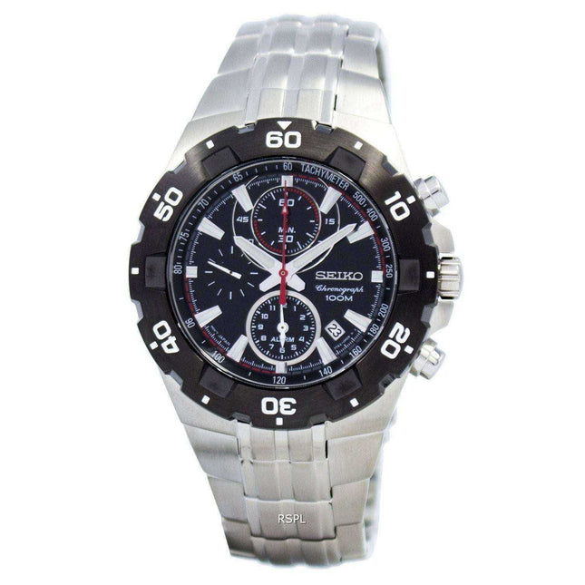 Seiko Alarm Chronograph SNAD35 SNAD35P1 SNAD35P Men's Watch