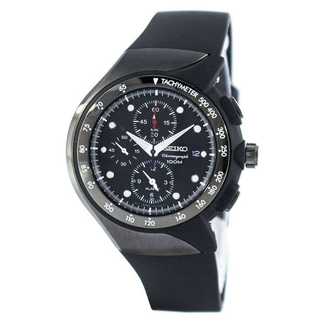 Seiko Streamline Quartz Alarm Chronograph Tachymeter SNAD45P2 Men's Watch