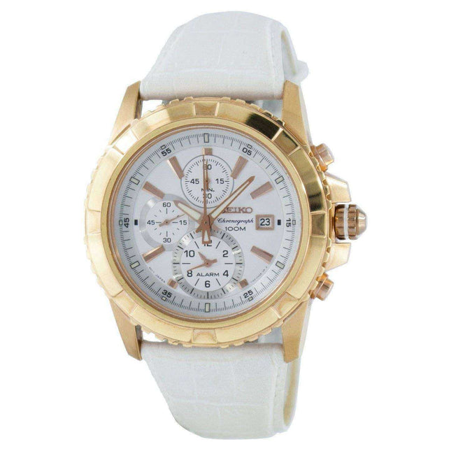 Seiko Quartz Alarm Chronograph SNAE12 SNAE12P1 SNAE12P Men's Watch
