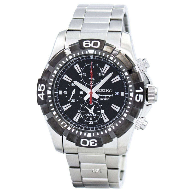 Seiko Chronograph Diver Alarm SNAE25 SNAE25P1 SNAE25P Men's Watch