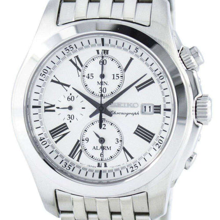 Seiko Quartz Alarm Chronograph SNAE29 SNAE29P1 SNAE29P Men's Watch