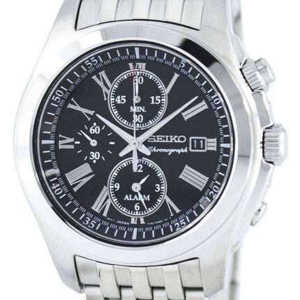 Seiko Quartz Alarm Chronograph SNAE31 SNAE31P1 SNAE31P Men's Watch