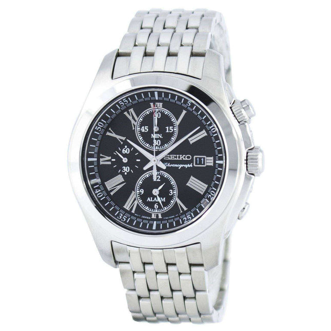 Seiko Quartz Alarm Chronograph SNAE31 SNAE31P1 SNAE31P Men's Watch