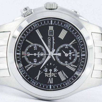 Seiko Quartz Alarm Chronograph SNAE31 SNAE31P1 SNAE31P Men's Watch