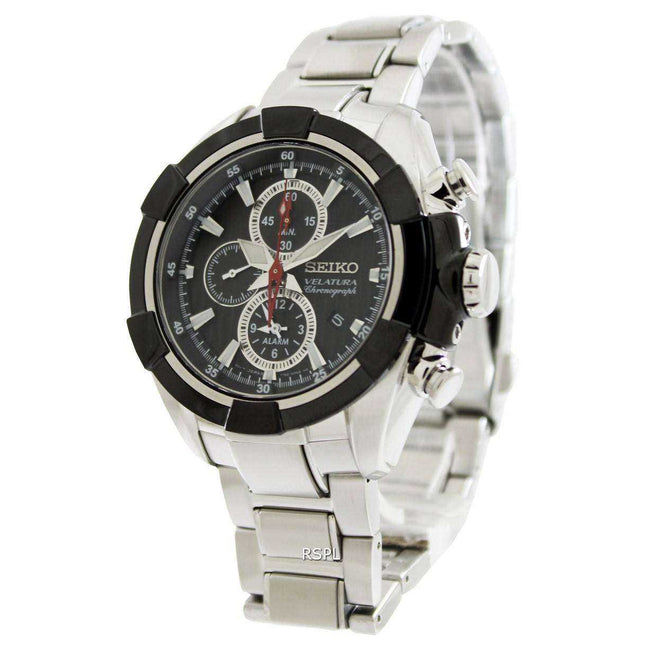 Seiko Velatura Alarm Chronograph SNAF39P1 SNAF39P Mens Watch