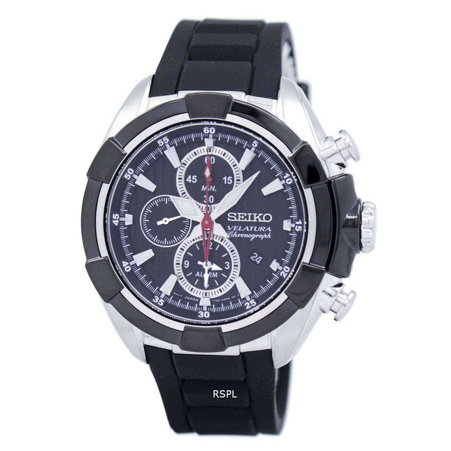 Seiko Velatura Chronograph Alarm Quartz SNAF39P3 Men's Watch