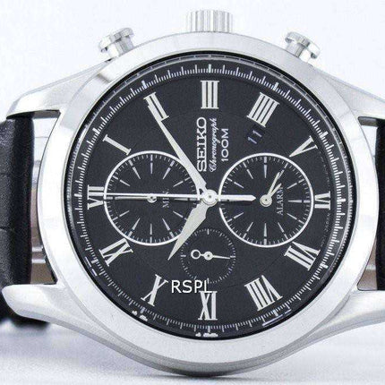 Seiko Chronograph Quartz Alarm SNAF71 SNAF71P1 SNAF71P Men's Watch
