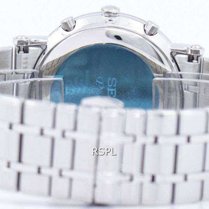 Seiko Premier Chronograph Alarm Quartz SNAF73 SNAF73P1 SNAF73P Men's Watch