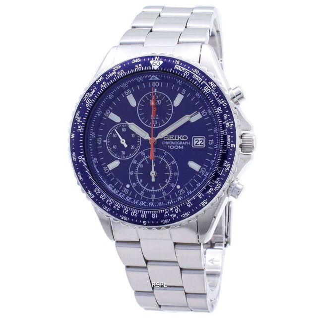 Seiko Sliding Rule chronograph Pilots SND255P1 Watch