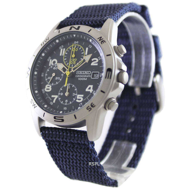 Seiko Chronograph Quartz SND379P2 Mens Watch