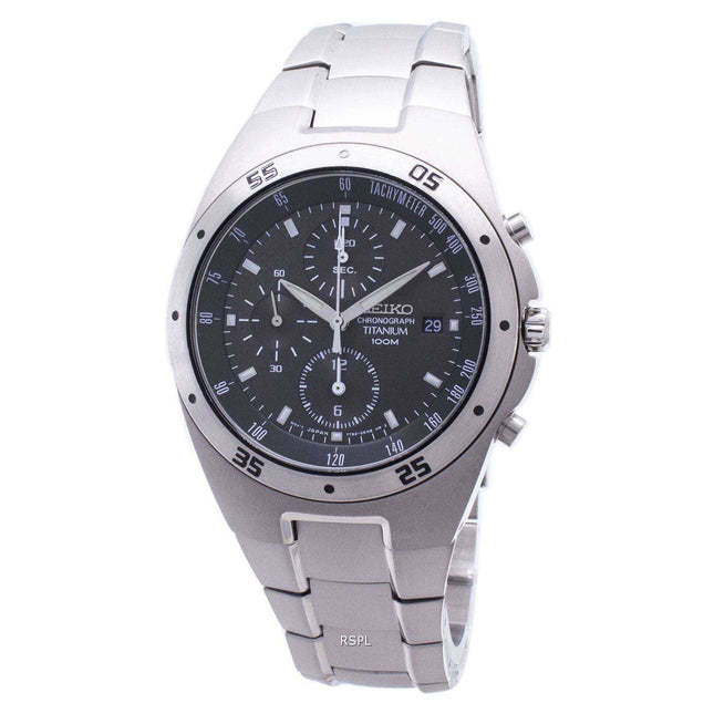 Seiko Mens Titanium Chronograph Watch SND419P1 SND419P