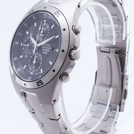 Seiko Mens Titanium Chronograph Watch SND419P1 SND419P