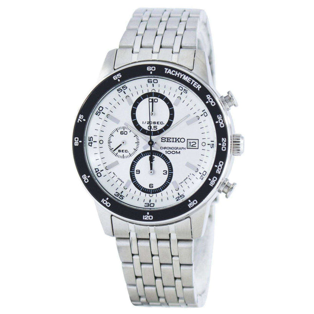 Seiko Quartz Chronograph Tachymeter SND717 SND717P1 SND717P Men's Watch