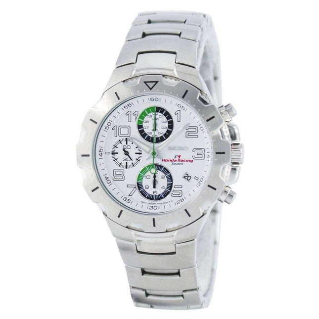 Seiko F1 Honda Racing Team Quartz Chronograph SND739 SND739P1 SND739P Men's Watch