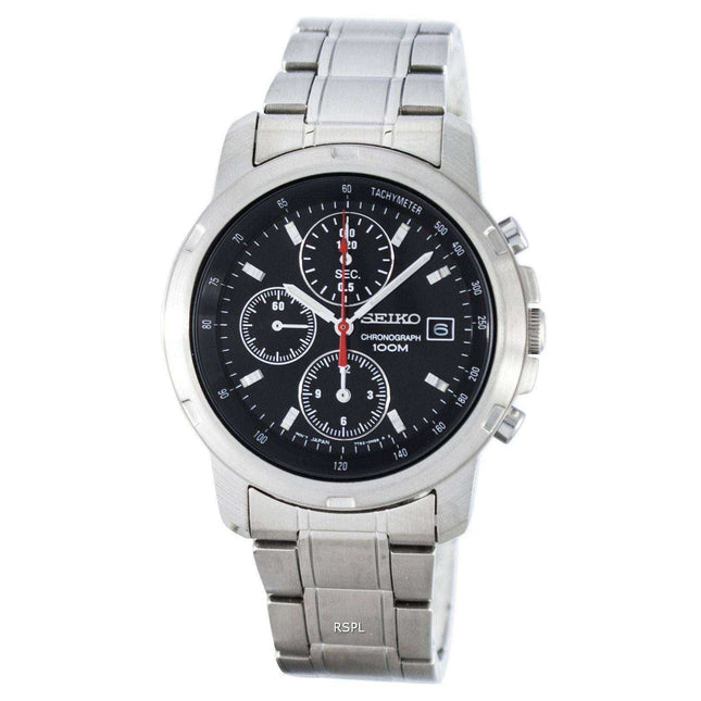 Seiko Chronograph Quartz SNDB03P1 SNDB03P SNDB03 Tachymeter Men's Watch