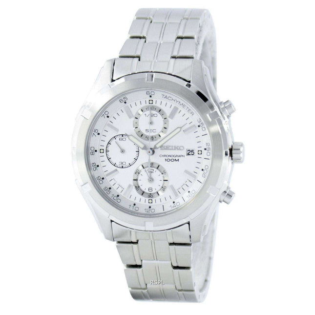 Seiko Quartz Chronograph Tachymeter SNDC35 SNDC35P1 SNDC35P Men's Watch