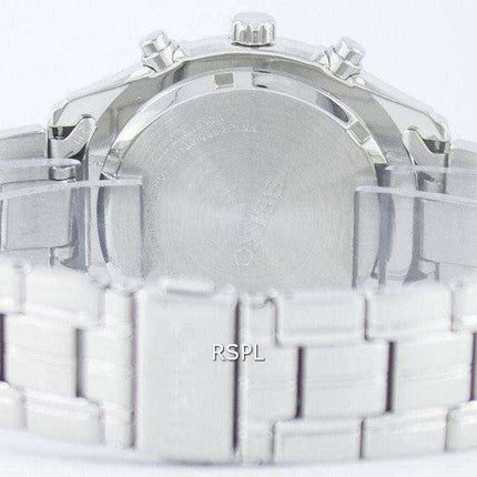 Seiko Quartz Chronograph Tachymeter SNDC37 SNDC37P1 SNDC37P Men's Watch