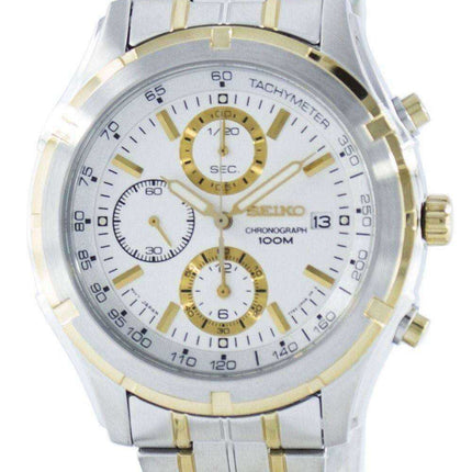 Seiko Quartz Chronograph Tachymeter SNDC38 SNDC38P1 SNDC38P Men's Watch