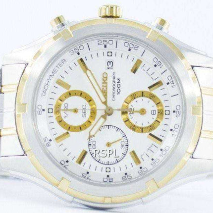 Seiko Quartz Chronograph Tachymeter SNDC38 SNDC38P1 SNDC38P Men's Watch