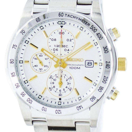 Seiko Quartz Chronograph Tachymeter SNDD07 SNDD07P1 SNDD07P Men's Watch