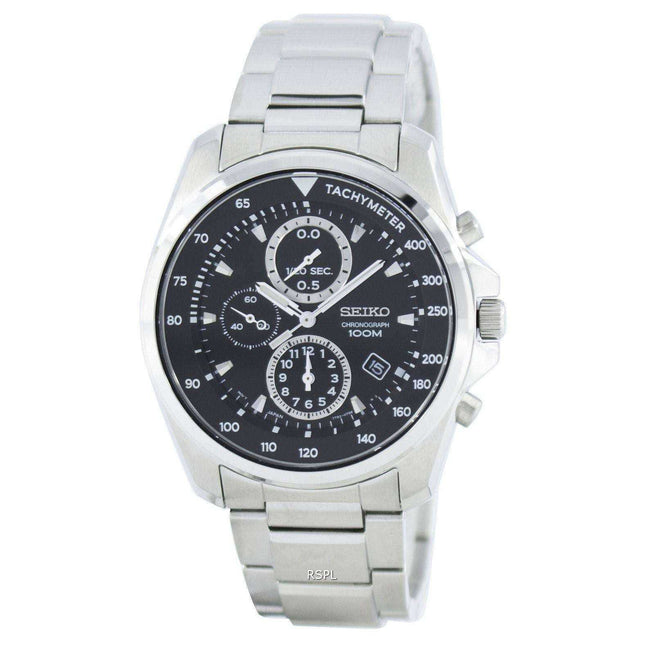 Seiko Quartz Chronograph Tachymeter SNDD63 SNDD63P1 SNDD63P Men's Watch