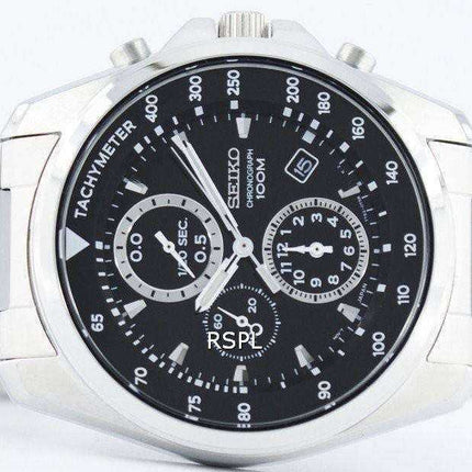 Seiko Quartz Chronograph Tachymeter SNDD63 SNDD63P1 SNDD63P Men's Watch
