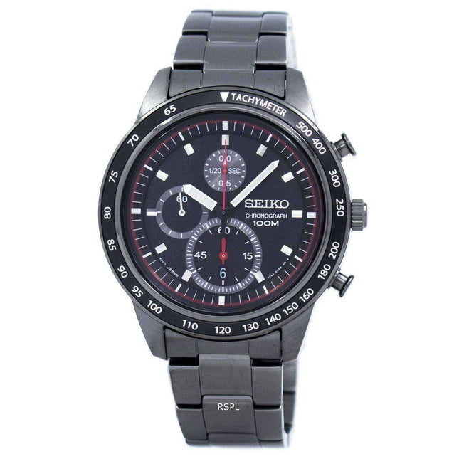 Seiko Chronograph Tachymeter Quartz SNDD89 SNDD89P1 SNDD89P Men's Watch